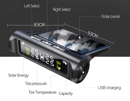 TYRE PRESSURE MONITOR SOLAR (TPMS)